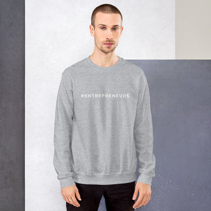 Felpa Senza Cappuccio #Entrepreneur$